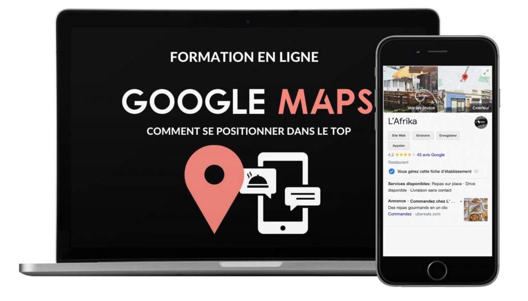 Google my business google map restaurants commerces