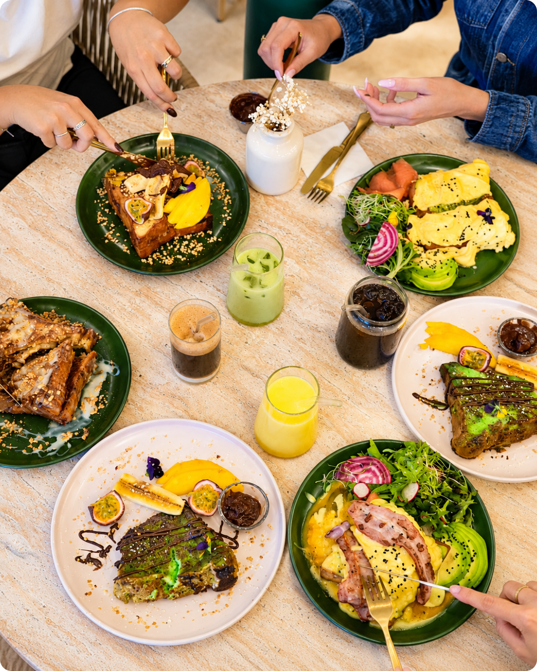 Table de brunch chez TAM